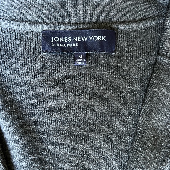 Gray Knit Blazer - Picture 4 of 5